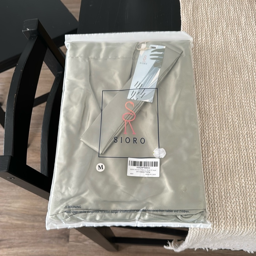 Sage green robe